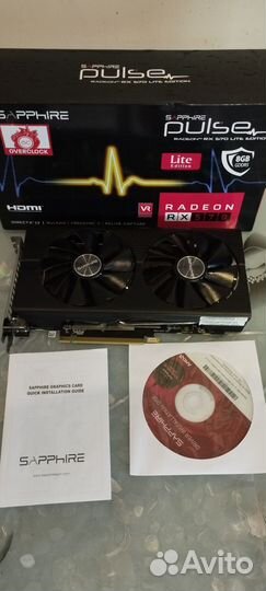 Видеокарта RX570 8GB Sapphire Pulse