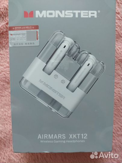 Беспроводные наушники Monster airmars xkt 12