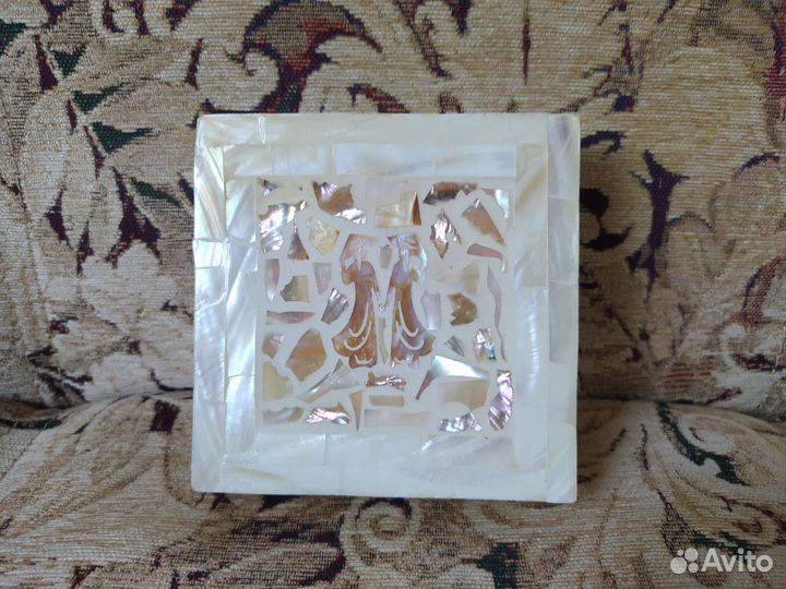 Перламутр подставки винтаж