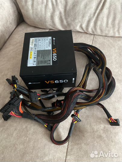Блок питания corsair vs650