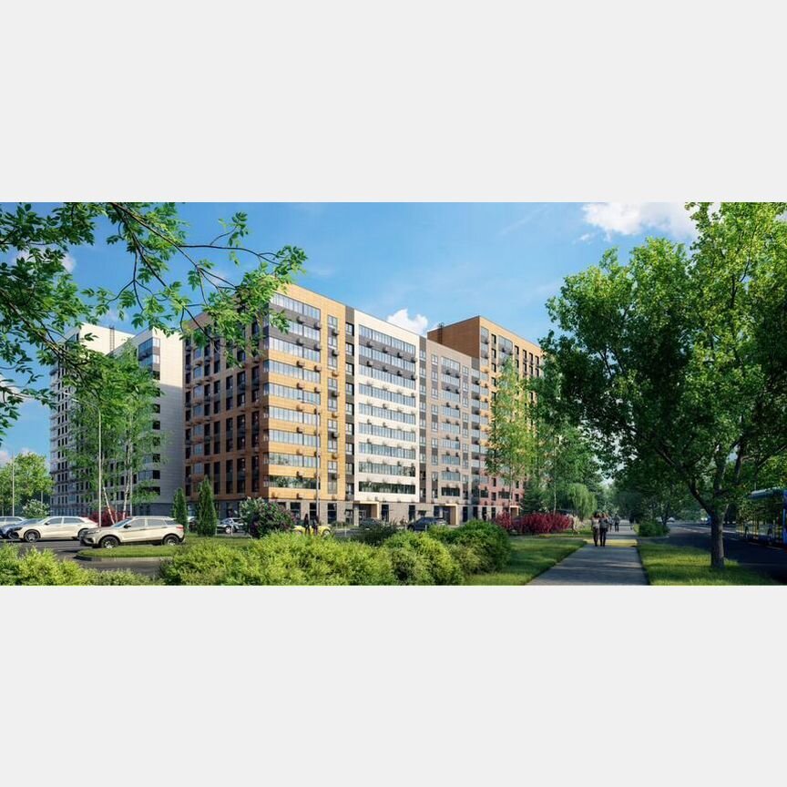 2-к. квартира, 39,1 м², 7/14 эт.