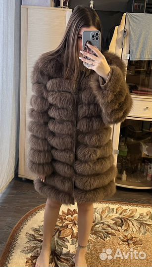 Шуба из песца