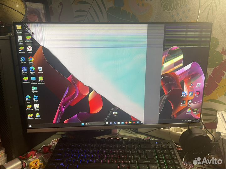 Монитор hp M24f на запчасти