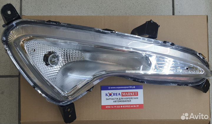 Фара противотуманная Hyundai Solaris 2014-2017 г