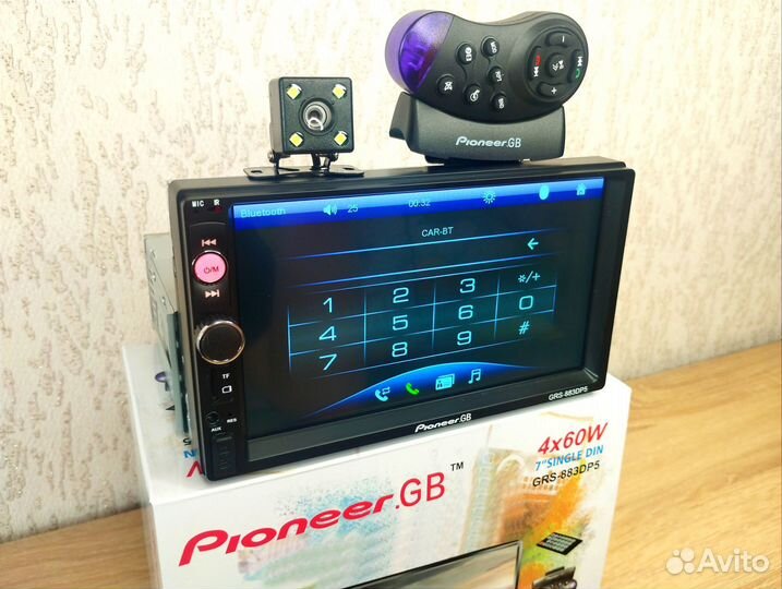 Магнитола Pioneer 1din с экраном