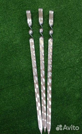 Шампура с деревянными ручками 10 шт