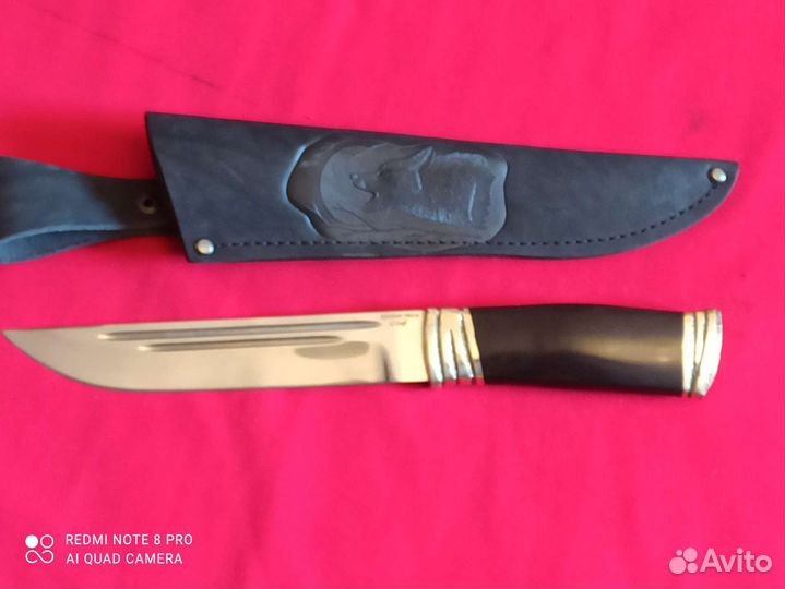 Нож пластун, ковка,ручной работы,сталь Х12мф,ножны