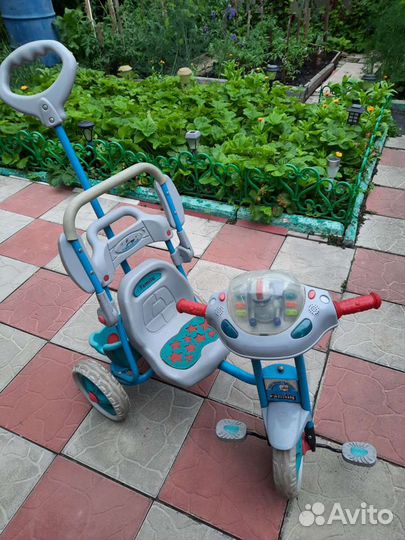 Детский велосипед с родительской ручкой бу