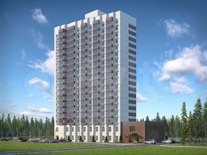 1-к. квартира, 39,5 м², 12/18 эт.
