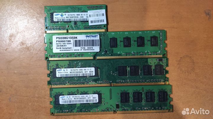 Оперативная память DDR 3 и DDR 2