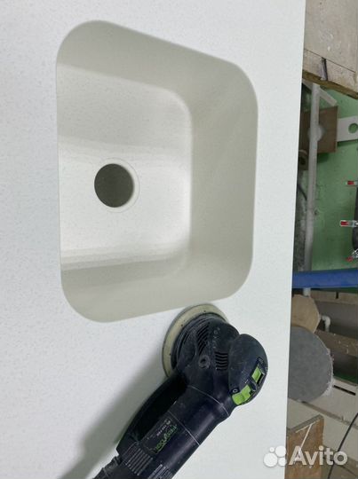 Шлифовка столешниц из искусственного камня