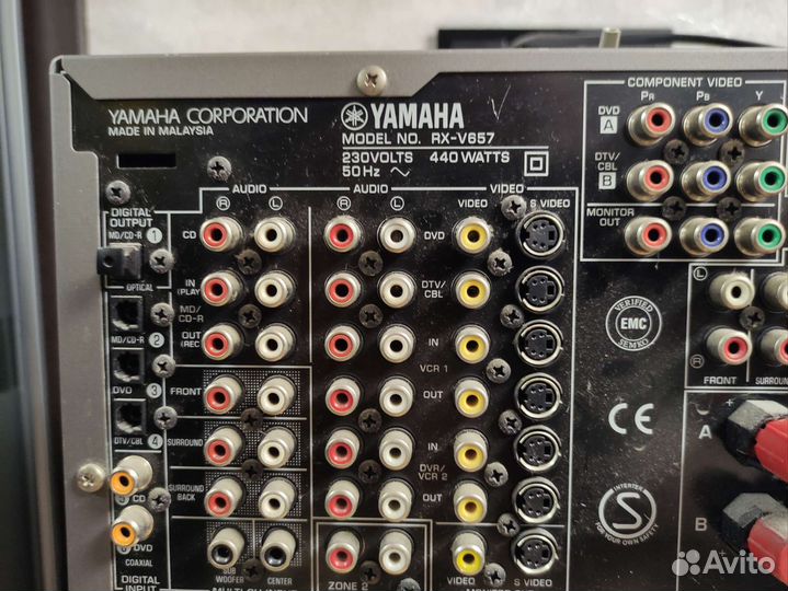 Ресивер yamaha RX-V657