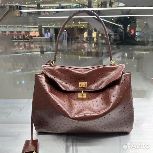 Сумка Balenciaga rodeo новинка страус