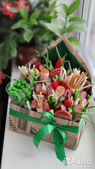 Съедобные букеты, корзины, подарок учителю Омск