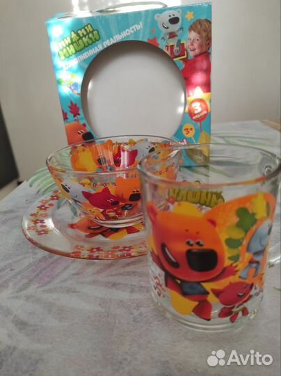 Набор детской посуды 3 предмета 