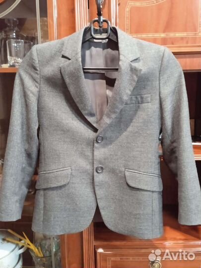 Пиджак школьный для мальчика 128