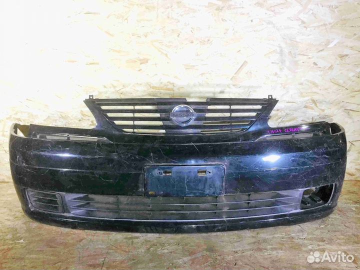 Бампер передний Рестайл Nissan Serena C24 Чёрныйре
