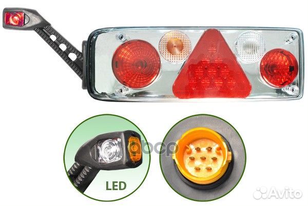 Фонарь задний M711422 mars Tech