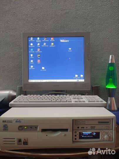 Ретро пк 2001г HP Vectra VL410DT Hewlett Packard