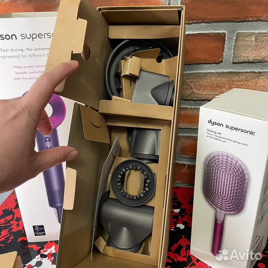 Фен Dyson HD 08 + расческа