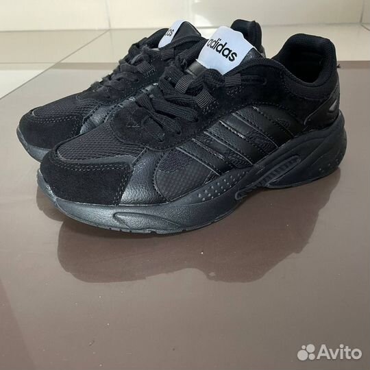 Новые черные женские кроссовки adidas сетка