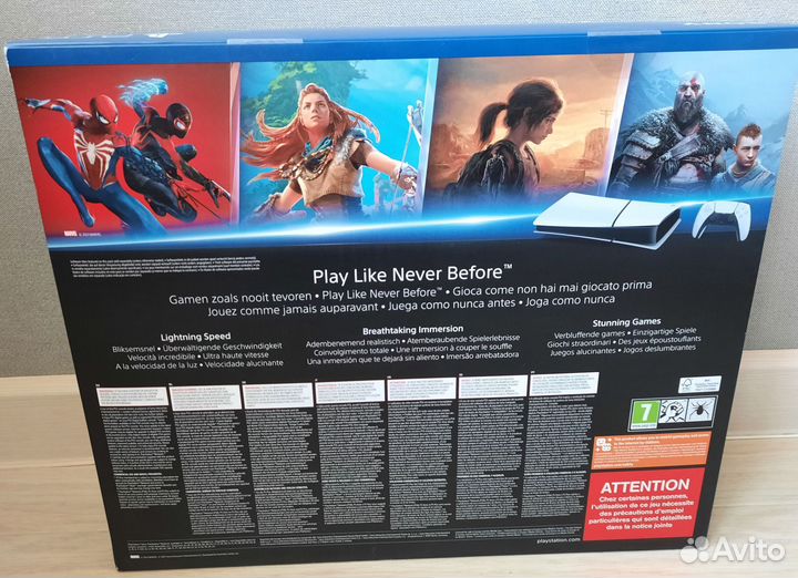 EU версия Sony PS5 slim DE (digital edition)