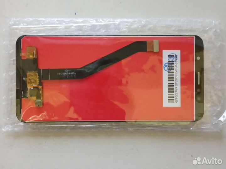 Дисплей Huawei honor 7a pro тачскрин черный