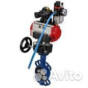 Затвор дисковый поворотный DN.ru WBV1432N-2W-Fb Ду80 Ру16, корпус - чугун GGG50, диск - нержавеющая