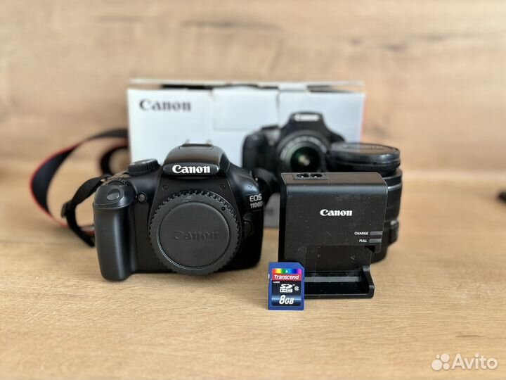 Зеркальный фотоаппарат canon eos 1100d