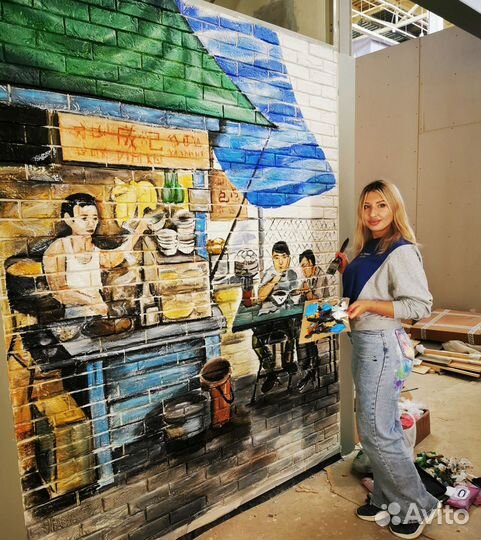 Граффити, роспись стен