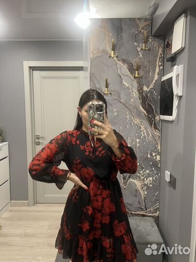 Платье женское 42 44 черное