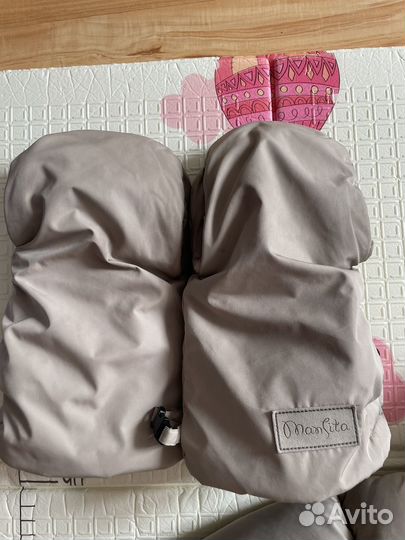 Зимний конверт в коляску mansita