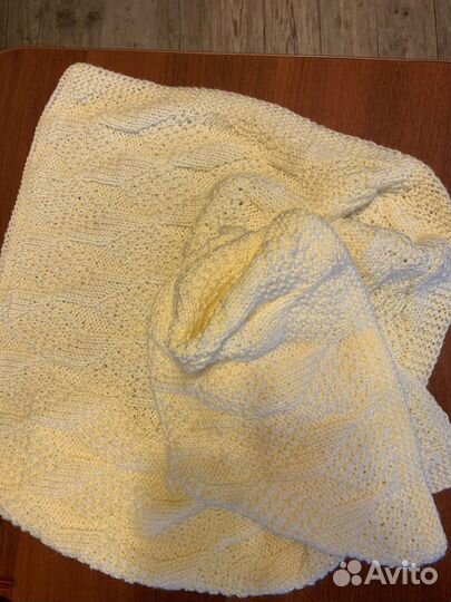 Плед вязаный