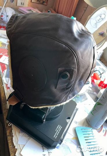 Кожаный шлем пилота из аниме «Небесные тихоходы»