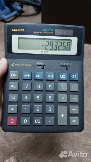 Калькулятор casio DM-1200