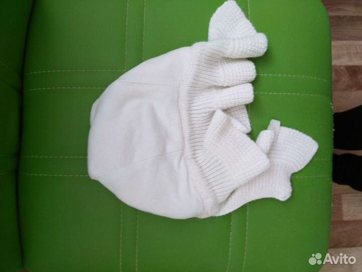 Шапка шлем для младенца до года