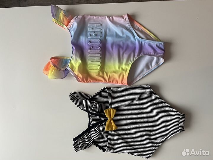 Купальник для девочки 86-92 цена за 2