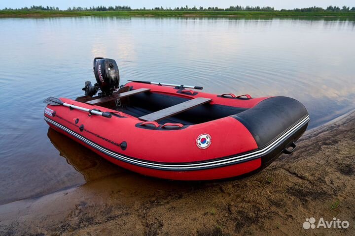 Лодка mishimo lite 335 Красно-черный