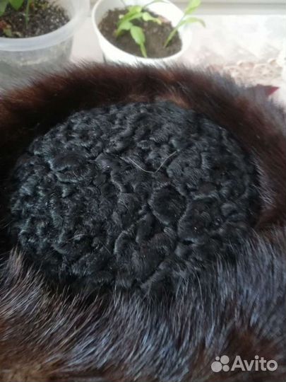 Шапка норковая женская бу