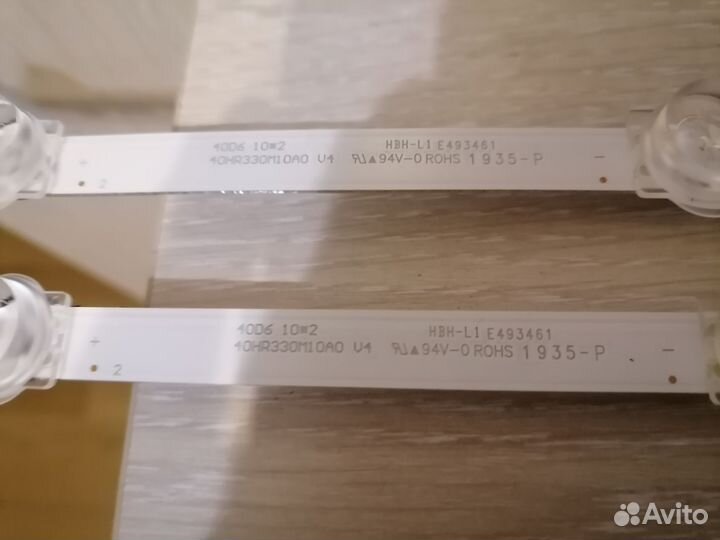 Комплект подсветки для тв 40HR330M10A0 V4