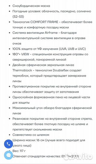 Горнолыжные очки alpina S