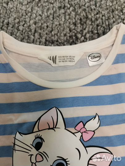 Комплект для девочки h&m 98/104, б/у