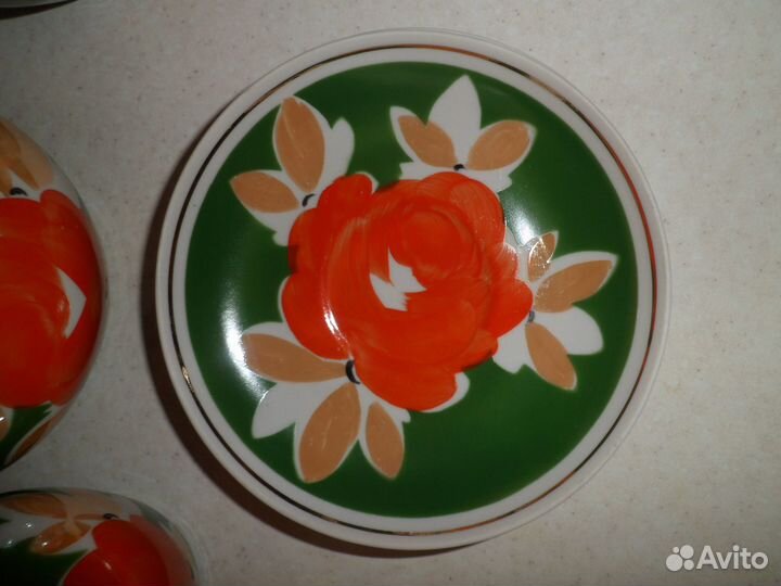 Чайный сервиз СССР Дулево, зик