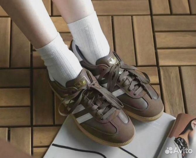 Adidas Samba OG Earth Strata Brown оригинал