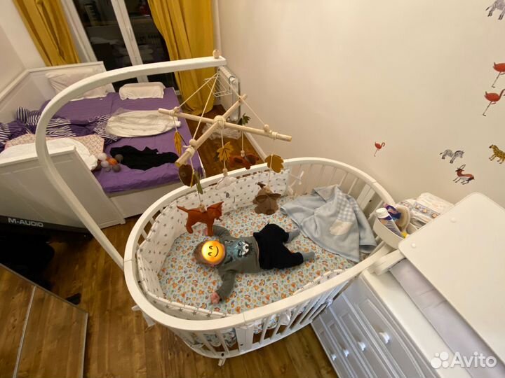 Кроватка stokke sleepi 2 в 1