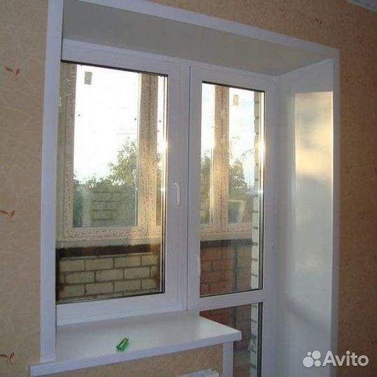 Балконный блок с окнами (дверь на балкон)