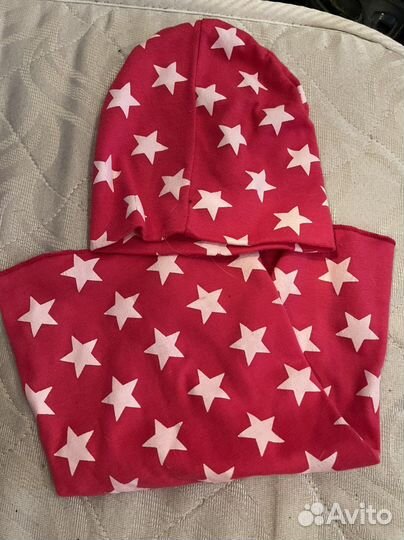 Комплект шапка+снуд для девочки