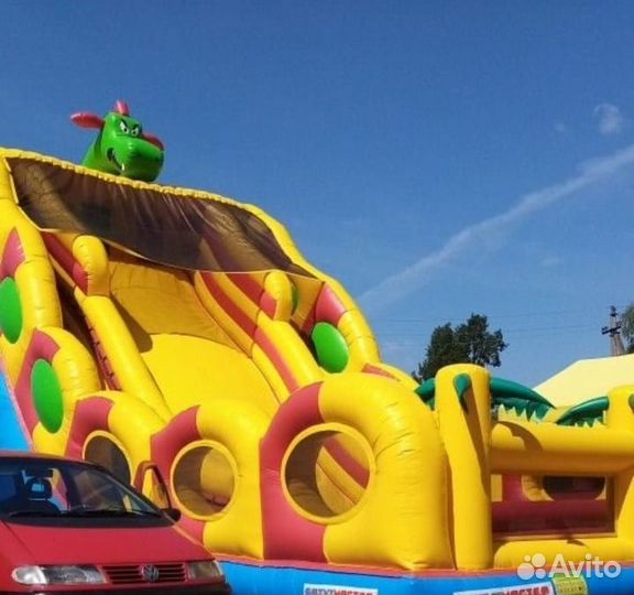 Батут дракон 7