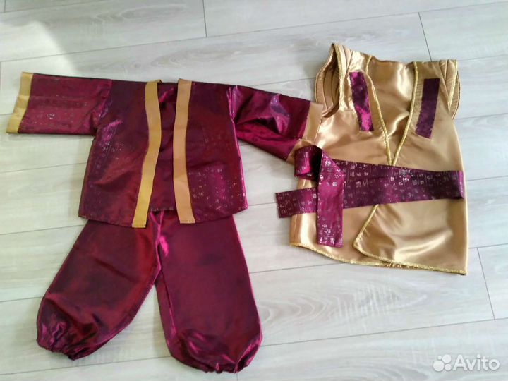 Новогодний костюм для мальчика самурай