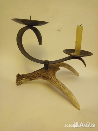 Подсвечник рога косули